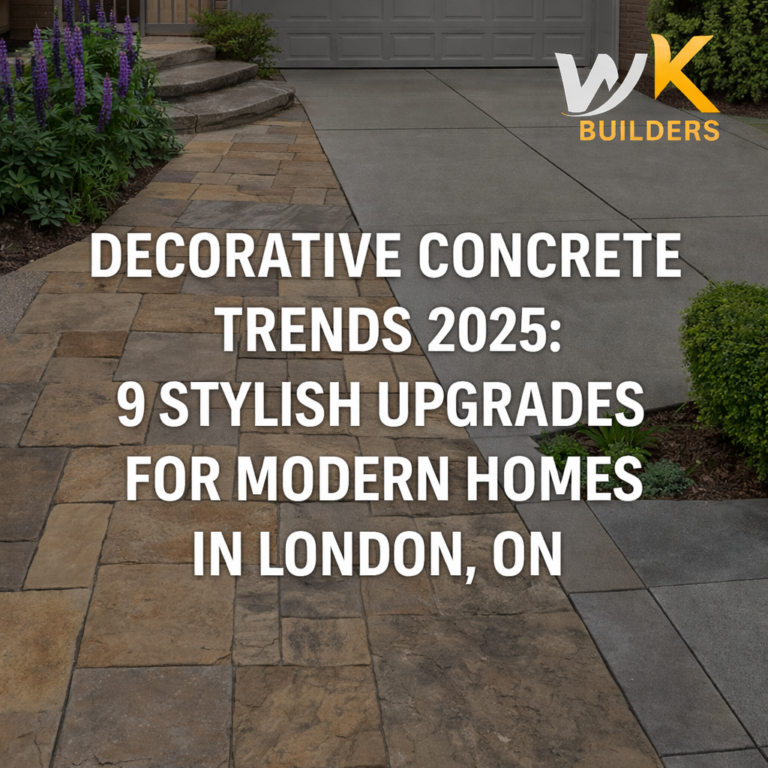 Top 2025 Trends in Decorative Concrete for Modern Homes