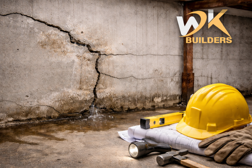 foundation crack warning signs